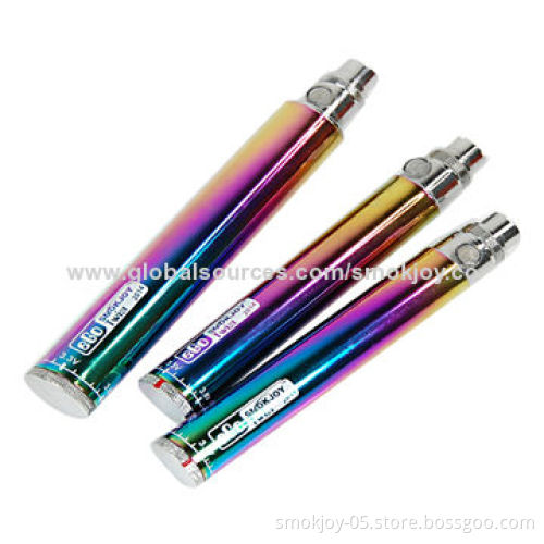 Colored eGo Twist with 3.3-4.8V Bottom Variable Voltage eGo Twist Battery